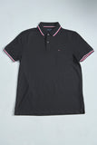 Polera casual  negro tommy hilfiger talla L 724