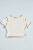 Polera casual  beige shein talla M 725