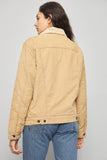 Chaqueta casual  café levis talla M 864