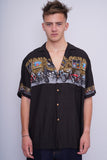 Camisa Negro Paradise Found Talla L