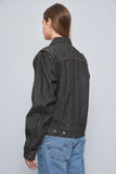 Chaqueta denim  negro calvin klein talla M 188