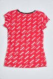 Polera casual  rojo guess talla S 456