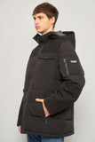 Parka casual  negro nautica talla Xl 707