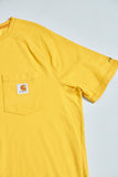 Polera casual  amarillo carhartt talla M 190