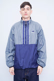 Cortaviento azul/gris Adidas Talla M Image 0