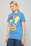 Polera casual  azul beavisandbutthead talla S 533