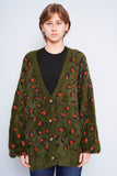 Sweater animal print verde annva Talla L