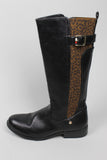 Bota/Botin negro/animal print Tommy Hilfiger Talla 37 Image 0