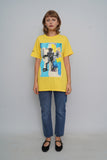Polera Amarillo jean michel basquiat Talla M Image 3