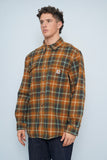 Camisa escocesa cafe/verde Carhartt Talla L Image 1