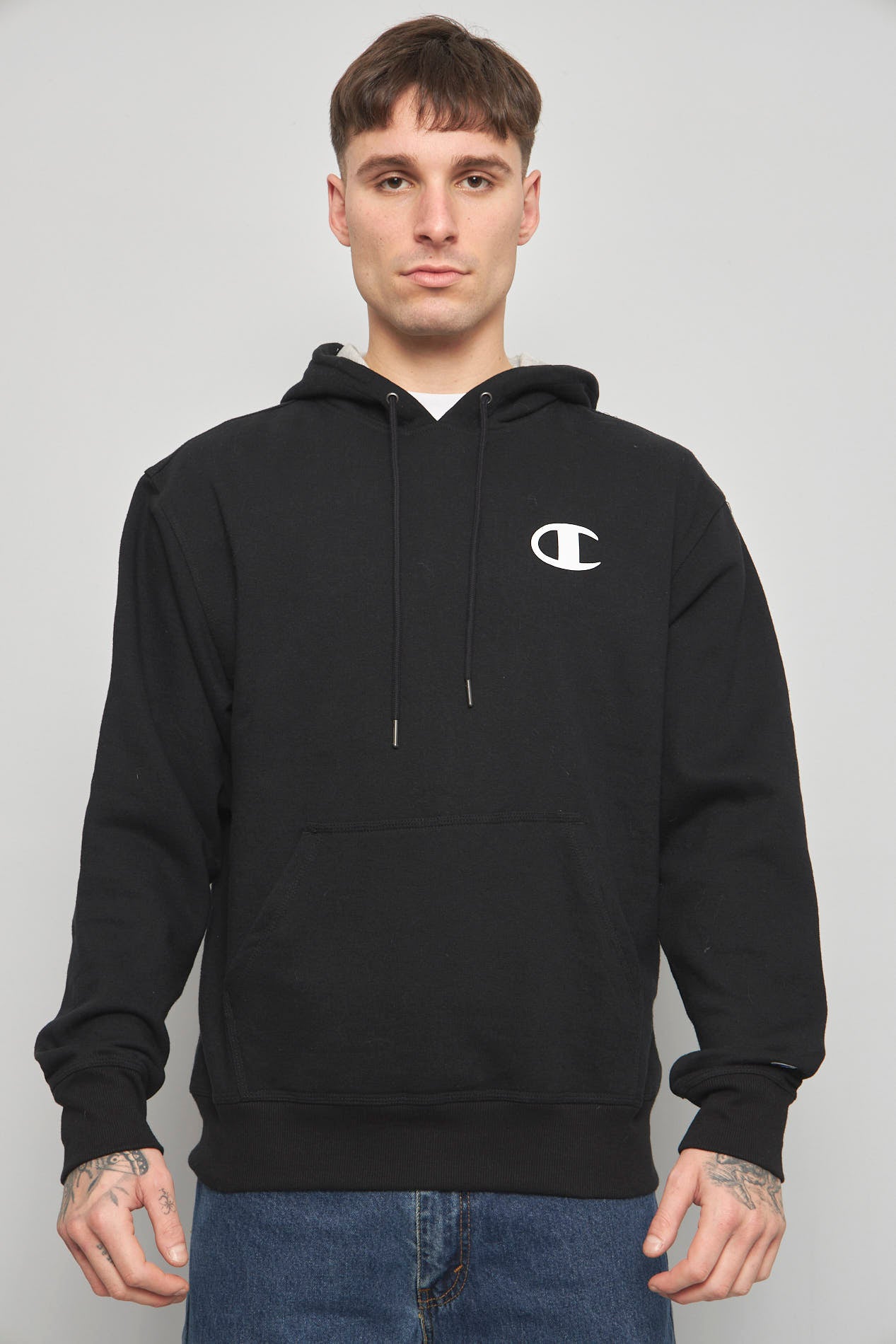 Poleron Champion Polera Champion Negra Hombre POLERA CHAMPION