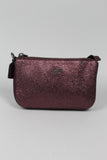 Cartera/Mochila guinda glitter Coach Talla TU