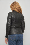 Chaqueta cuero  negro drospo talla 42 136