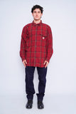 Camisa escocesa roja Carhartt Talla Xl Image 3