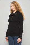 Sweater casual  negro lauren talla M 238