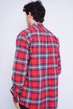 Camisa escocesa roja BARBOUR Talla L Image 2