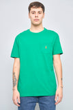 Polera casual  verde polo talla M 888