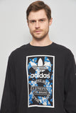 Polera casual  negro  adidas talla Xl 843