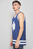 Polera casual  azul mitchell&ness talla L 813