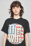 Polera casual  negro the who talla M 915