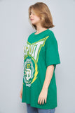 Polera casual  verde tapolt talla Xl 033