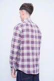 Camisa escocesa azul/rojo Polo Talla M Image 2