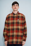 Camisa cuadrille cafe/burdeo Carhartt Talla Xl Image 0