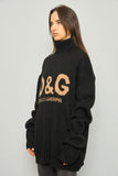 Sweater casual  negro d&g talla 46 853