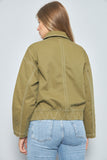 Chaqueta casual  verde zara talla M 933