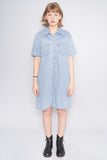 Vestido celeste Levis Talla M