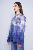 Camisa escocesa azul harley davidson Talla M Image 1