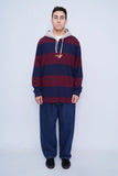 Polerón Burdeo/azul marino polo ralph lauren Talla Xl Image 3