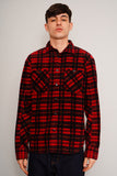 Camisa escocesa roja Rag Y Bone Talla L Image 0