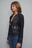 Jacket Azul Wawa Jeans Talla M Image 1