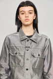 Chaqueta denim  gris marithe francois talla S 542