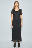 Vestido casual  negro ultra dress talla L 913