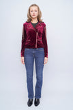 Jacket Burdeo extelle Talla S Image 3