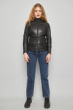 Chaqueta cuero  negro drospo talla 42 136