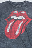 Polera casual  gris the rolling stones talla M 449