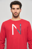 Polera casual  rojo nautica talla M 111