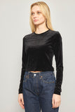 Polera casual  negro topshop talla S 101