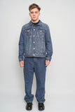 Jacket denim azul true religion Talla L Image 3