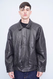 Jacket Cuero denim cafe Wilson Leather Talla Xl