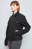 Chaqueta denim  negro levis talla S 563