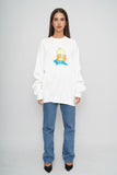 Polerón Blanco Looney Tunes Talla Xl Image 3