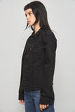 Chaqueta denim  negro levis talla S 679