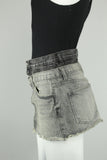 Falda Gris Zara Talla M Image 1