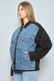 Chaqueta denim  multicolor lovemade talla L 889