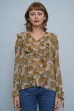 Blusa Multicolor t tahari Talla TU