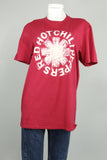 Polera Rojo red hot chili peppers Talla L